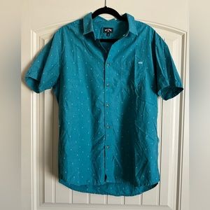 Billabong button down shirt (teal blue)